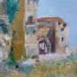 Old Painting landscape oil Opera Of Painter Spanish J.Herranz MD2