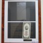 17 11/16x21 11/16in Elegant Frame Wooden Mint Condition With Banknote Free G39