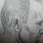 Drawing Antique Studio Sketch For Portrait Male Face Years Quaranta P28