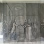 Command of the Troops For Pio VI To General Collie engraving Antique Original c5