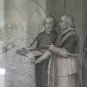Command of the Troops For Pio VI To General Collie engraving Antique Original c5