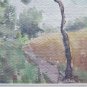 Old Painting To Watercolour Signed Pancaldi landscape Country 7/8x5 1/8in
