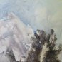 Old Painting landscape Winter Onirico Watercolour Basket 14 3/16x19 11/16in