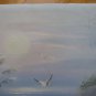 Two Old Painted Vintage landscape Winter Signed Dunlop oil On Linen MD5