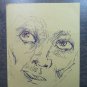 Four Antique Sketching With Studies For Portraits Man's And Ladies Years 50 P28