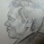 Four Antique Sketching With Studies For Portraits Man's And Ladies Years 50 P28