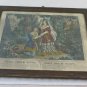 Engraving Antique Lithography For Byron First Love Of Mazeppa Paris France BM44
