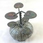 Old Stem Glass IN Metal Handcrafted A Embossed Art Islamic Petalofiore BM29