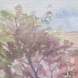 Antique Painted Sketch For landscape By Country Stile Impressionist P28.4