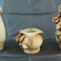 Three Vases Antique Art Nouveau IN Ceramic Style Liberty Floral France BM15