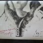 19 11/16x14 3/16in Cold landscape Winter Painting Vintage Technical Frost P14