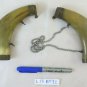 Two Cornets Pocket Powder Shooting Antique Equipment Military First War BM32