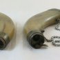 Two Cornets Pocket Powder Shooting Antique Equipment Military First War BM32