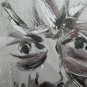 Old Sketch Painting Watercolour On Basket Portrait Stylised Man P28.8