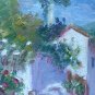 Old Painting landscape oil Opera Of Painter Spanish Herranz MD7