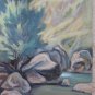 Painting Antique Signed Painting oil On Board landscape Di Montagna Warranty p15