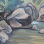 Painting Antique Signed Painting oil On Board landscape Di Montagna Warranty p15