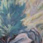 Painting Antique Signed Painting oil On Board landscape Di Montagna Warranty p15