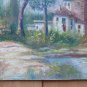 Old Painting Style Impressionist landscape Countryside Spain Signed MD4