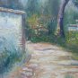 Old Painting Style Impressionist landscape Countryside Spain Signed MD4