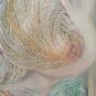 Painting Modern Painting A Technical Mixed Portrait Feminine Style Cubist P33.1