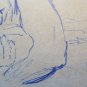 Drawing Antique Intenso Studio For Corps Human Original Bl-P Years' 50 P28.5