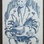 Old Drawing A Pen On Basket Sketch Studio Shapes And Animals Period