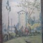 Painting Modern oil On Board Painting landscape Countryside Original Pancaldi p1