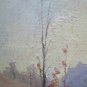 Painting Antique landscape Autumn Original Signed Pancaldi 24x32 p3