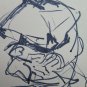 Old Drawing On Basket Portrait Male Sketch Sketching Studio Painter P28.8