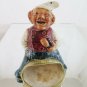 Figurine Porcelain Gnome North Europe Half 'Twentieth Century Porcelain R61
