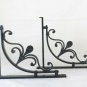 Couple Brackets Cistern Shelf Vintage Wrought Iron by Hand CH15 C