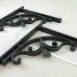 Couple Brackets Cistern Shelf Vintage Wrought Iron by Hand CH15 C