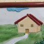 Old Bas-Relief IN Ceramic Vintage Sculpture Frieze Painting Wall BM43