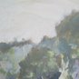 Old Painting Painter Local View Of Country Of Piumazzo Modena 18 1/2x14 3/16in