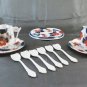 Service For Coffee' For Two 2 Porcelain Japanese Hand-Painted Vintage R127