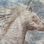 36 3/16x24in Painting Watercolour With Technical Mixed Vintage Horse P33.5