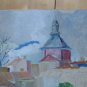 Painting Not Finished Vintage Madrid JardÃn Of PrÃncipe Of Anglona The Latin MD4