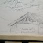 Drawing Antique Preparatory Sketch View by Country Swiss Germany BM53.2