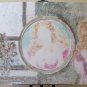 Painting Modern Years' 80 Portrait Feminine Xenon Mirror Technical Mixed P33.1