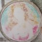 Painting Modern Years' 80 Portrait Feminine Xenon Mirror Technical Mixed P33.1