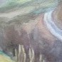 Painting landscape Hills Emilia Romagna Signed Pancaldi Painter of Modena