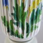 Vase IN Ceramic Vintage with Flowers Lyngby Porcelæn Denmark Hand Painted R57