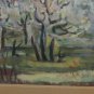 View Of Castagnito D'Alba Langhe Painting Signed Painting To Watercolour BM38