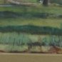 View Of Castagnito D'Alba Langhe Painting Signed Painting To Watercolour BM38