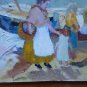 Old Painting oil On Board Marina With Boats Signed Segura Spain '900 MD4