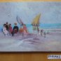 Qadro Vntage To oil Small Size Bathers To Sea Sketch Board MD2