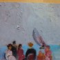 Qadro Vntage To oil Small Size Bathers To Sea Sketch Board MD2