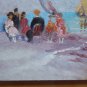 Qadro Vntage To oil Small Size Bathers To Sea Sketch Board MD2