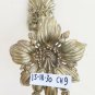 Hook Tie Backs IN Bronze Chiselled Flower Shaped Raccoglitenda CH9